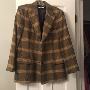 Mango glen plaid blazer